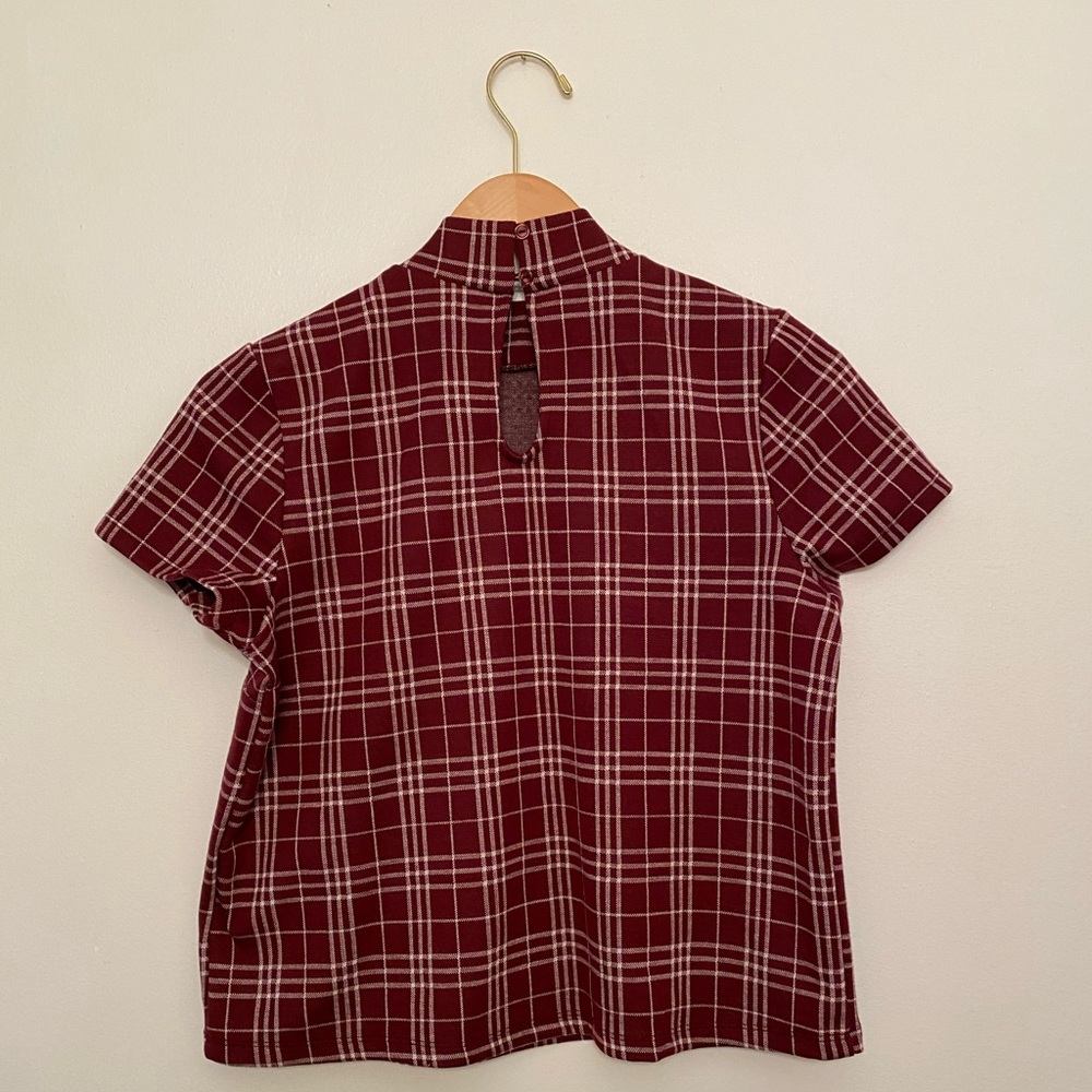 LAST DAY FOR SALE | Modcloth Plaid Top - Picture 3 of 7
